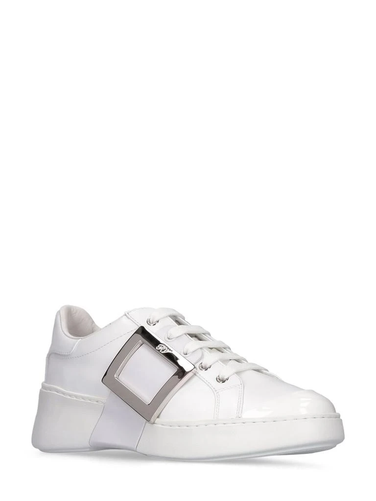 商品Roger Vivier|40mm Viv Skate Leather Sneakers,价格¥7909,第2张图片详细描述