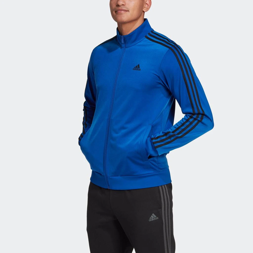 商品Adidas|Men's adidas Essentials Warm-Up 3-Stripes Track Jacket,价格¥166,第1张图片详细描述