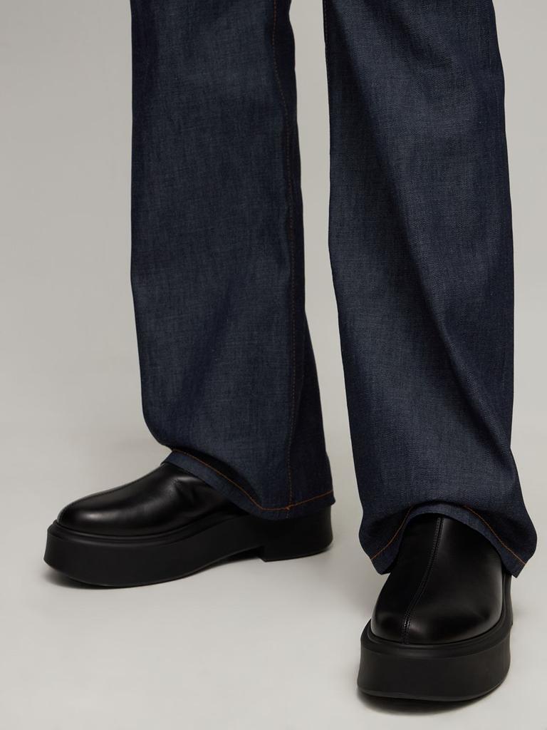商品The Row|50mm Robin Leather Ankle Boots,价格¥9486,第4张图片详细描述