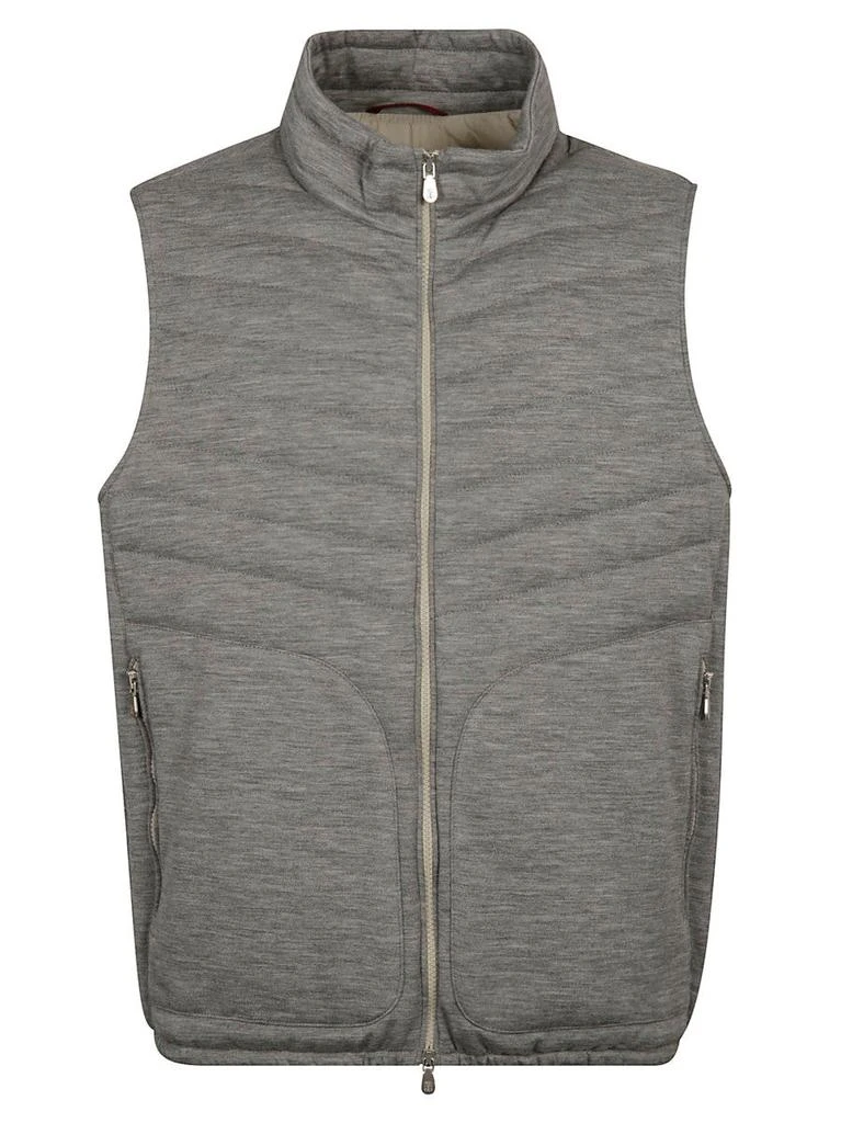 商品Brunello Cucinelli|BRUNELLO CUCINELLI Zip-up padded gilet,价格¥8015,第2张图片详细描述