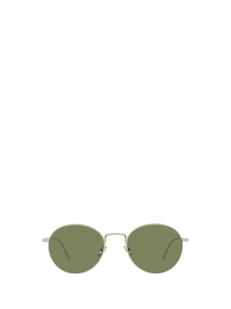 商品Giorgio Armani|Giorgio Armani AR6125 matte pale gold male sunglasses,价格¥1518,第1张图片