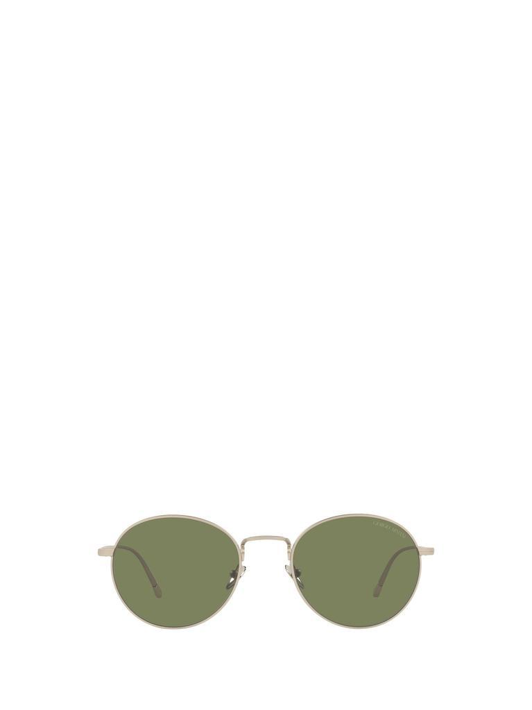 商品Giorgio Armani|Giorgio Armani AR6125 matte pale gold male sunglasses,价格¥1497,第1张图片