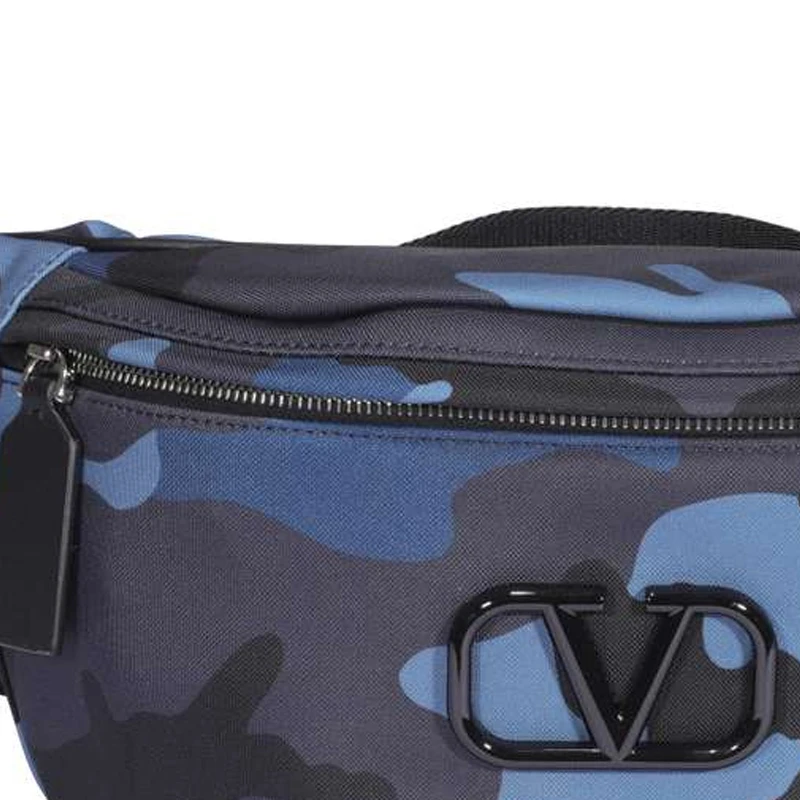 Valentino 华伦天奴 男士蓝色迷彩腰包 TY2B0827-MPR-GS5 商品