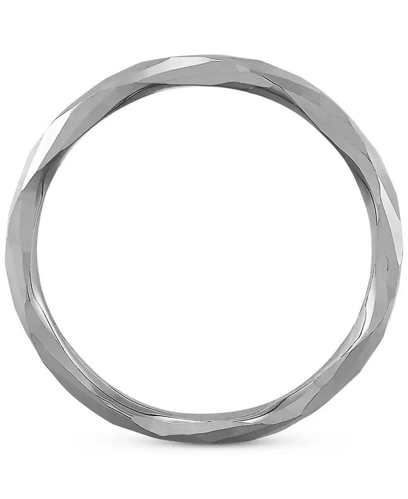 商品Macy's|Polished Twist-Look Band in 10k Gold, Rose Gold & White Gold,价格¥3725,第5张图片详细描述