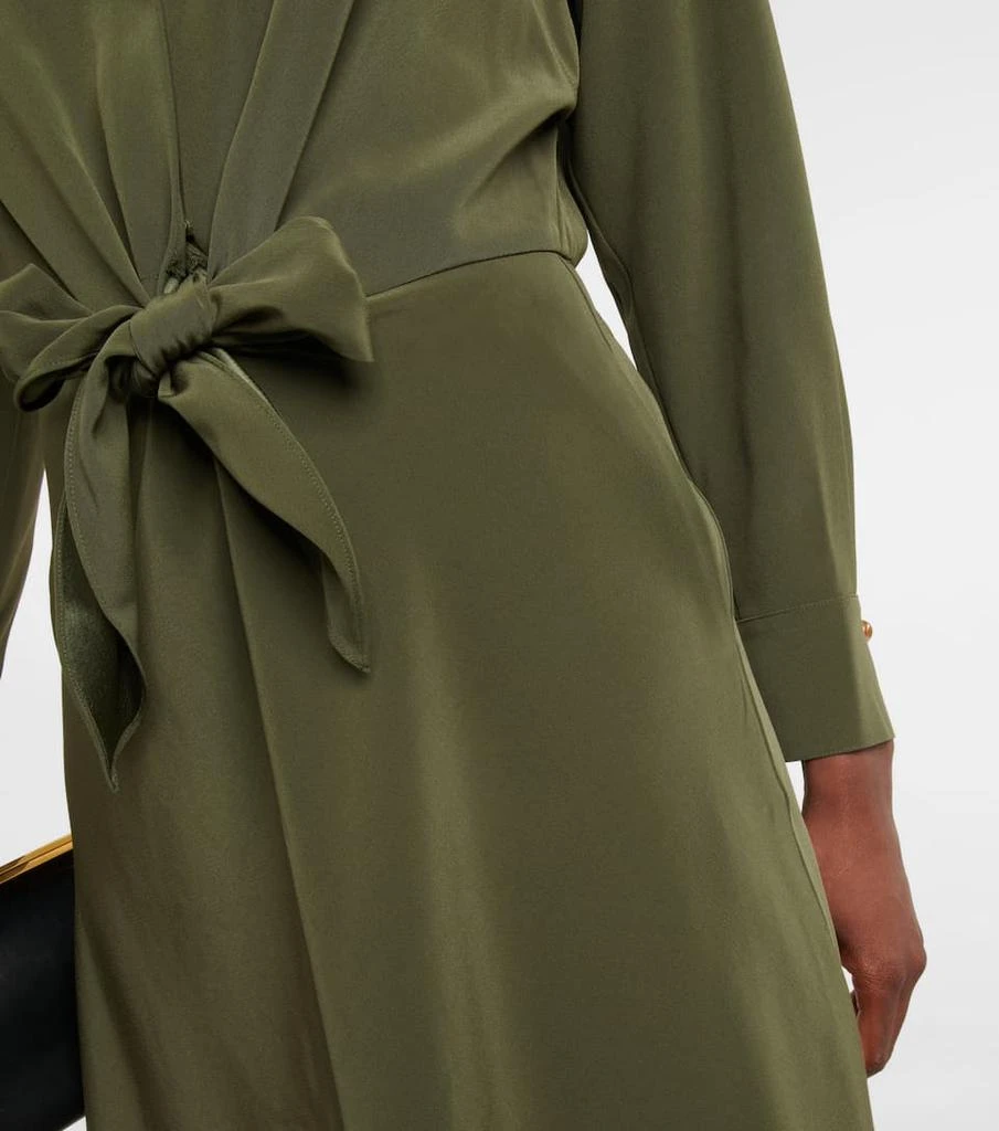 商品Vince|Self-tie midi dress,价格¥2833,第5张图片详细描述