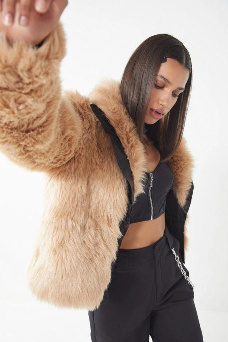 商品I.AM.GIA|I.AM.GIA Aurora Faux Fur Jacket,价格¥1331,第1张图片