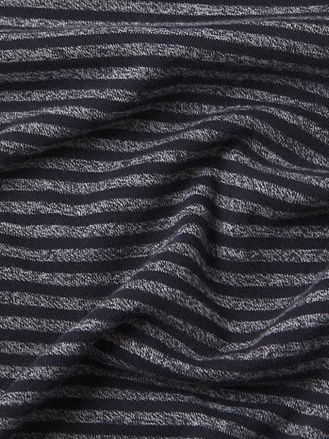 Mouline Stripe Crewneck Long-Sleeve T-Shirt商品第6张图片规格展示