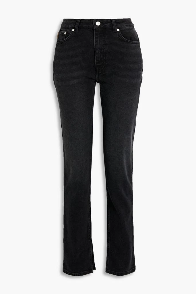 商品Ganni|High-rise straight-leg jeans,价格¥607,第3张图片详细描述