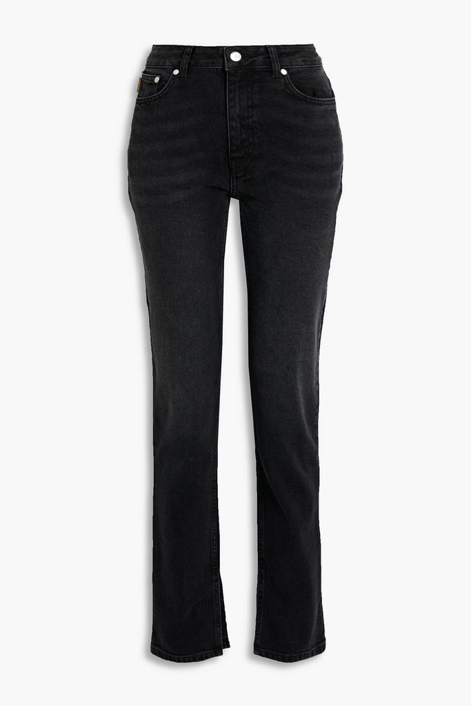 商品Ganni|High-rise straight-leg jeans,价格¥596,第1张图片