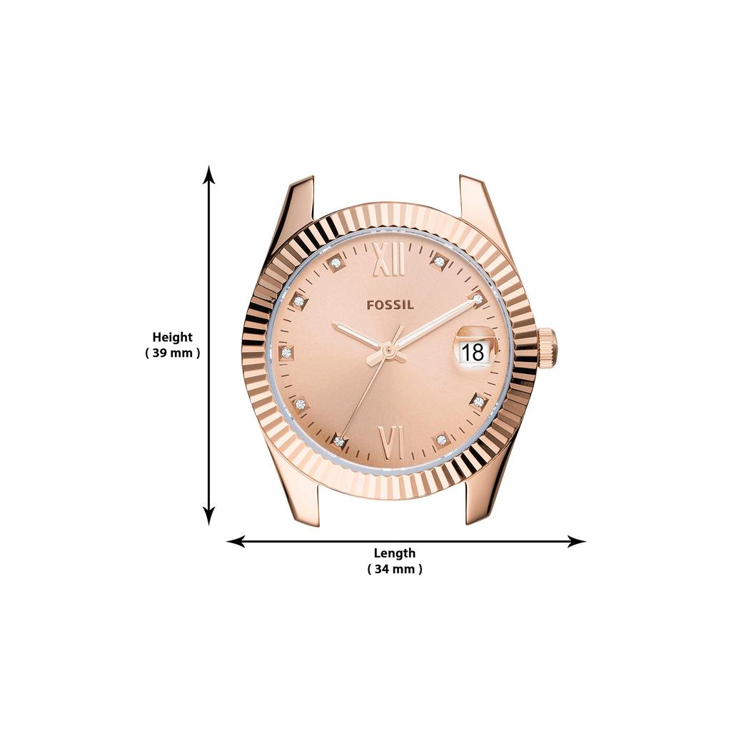 Fossil Women's Scarlette Stainless Steel Quartz Watch商品第5张图片规格展示