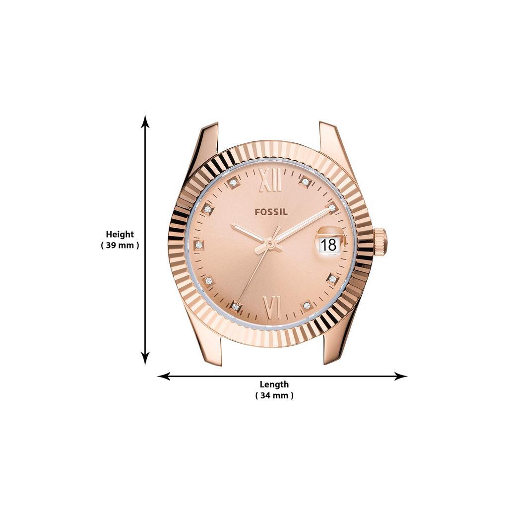 商品Fossil|Fossil Women's Scarlette Stainless Steel Quartz Watch,价格¥475-¥1027,第7张图片详细描述