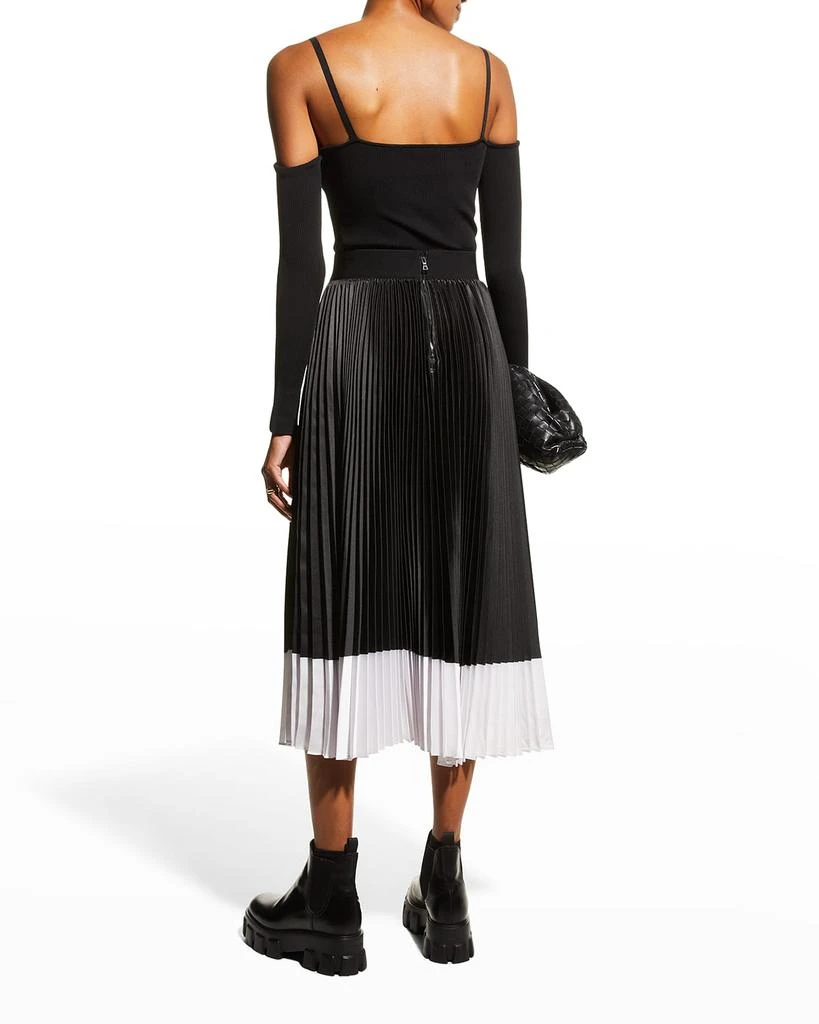 商品Alice + Olivia|Katz Sunburst Pleat Midi Skirt,价格¥952,第4张图片详细描述