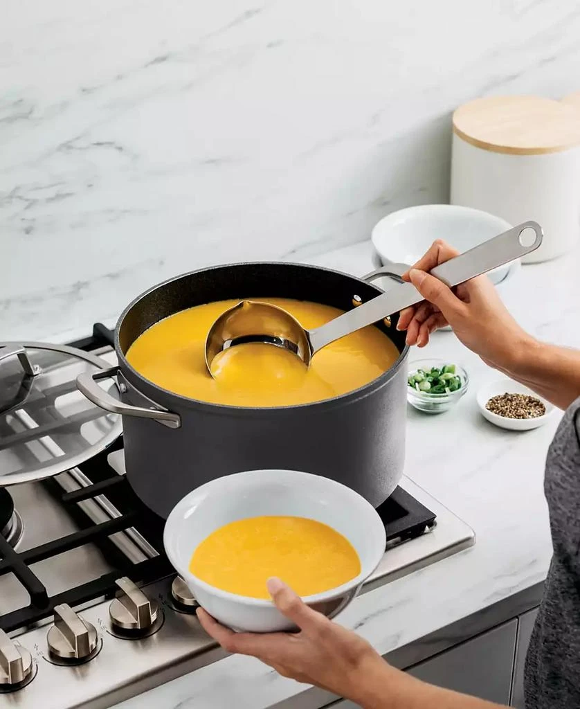 商品Ninja|NeverStick Premium Hard-Anodized 8-Quart Stock Pot with Glass Lid,价格¥1116,第4张图片详细描述