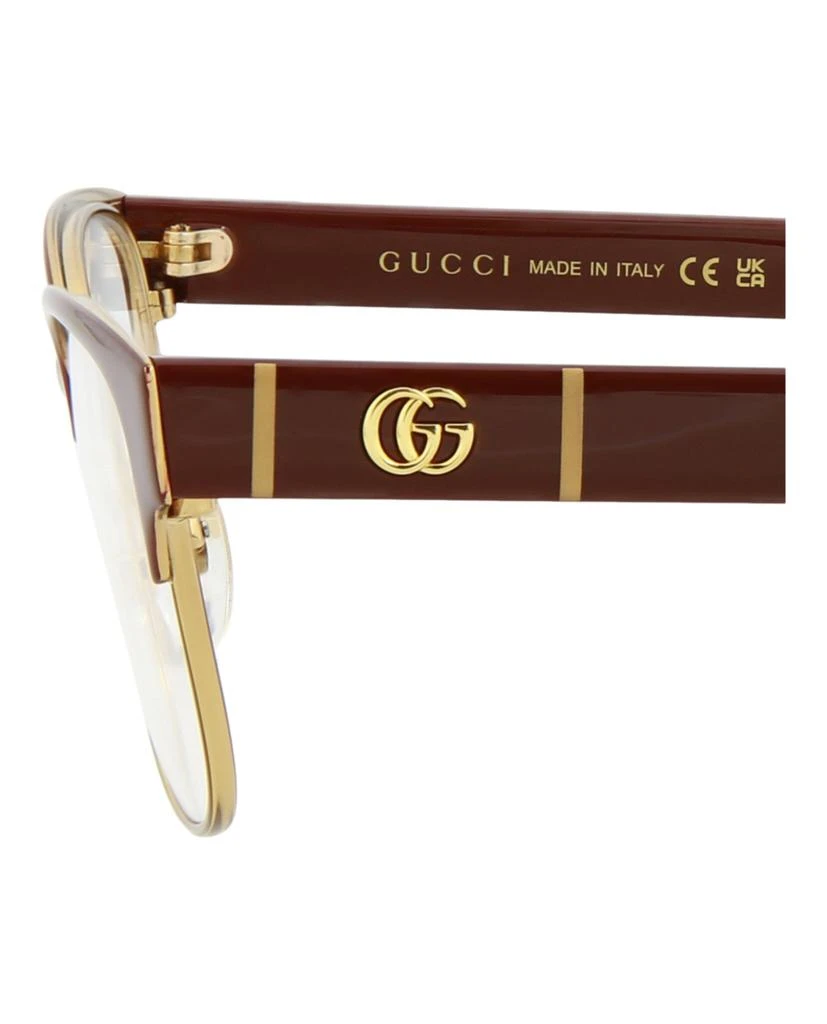 商品Gucci|Square-Frame Metal Optical Frames,价格¥904,第4张图片详细描述