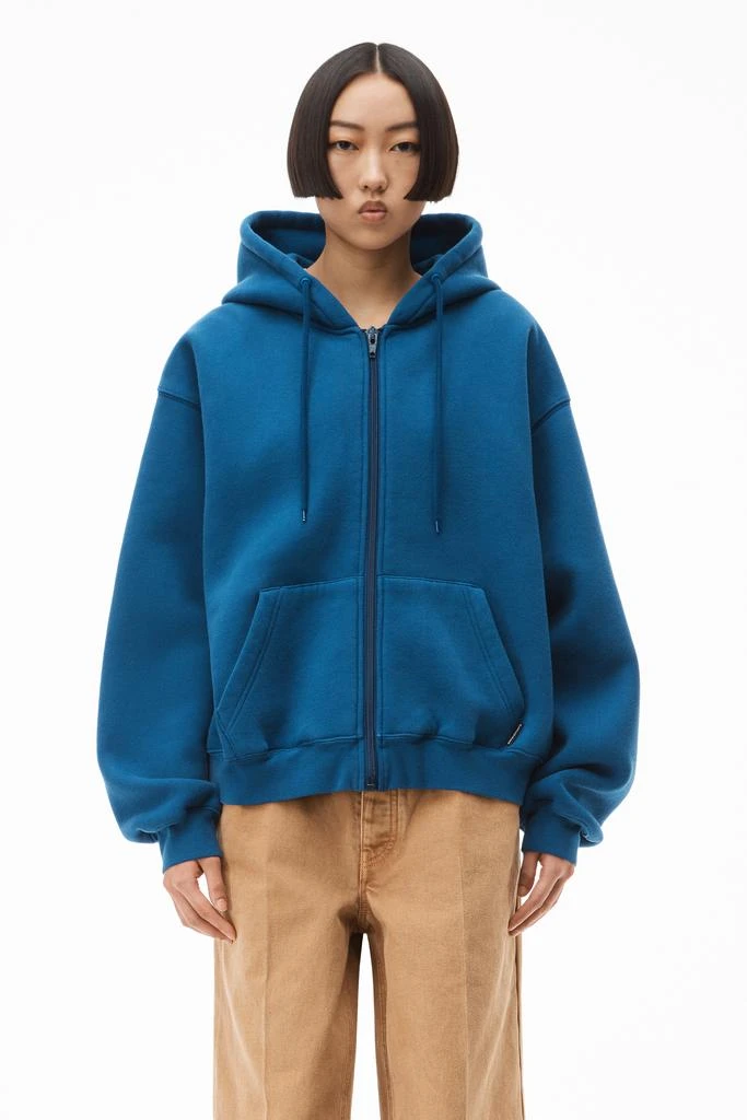 商品Alexander Wang|ZIP HOODIE IN DENSE FLEECE,价格¥1312,第2张图片详细描述