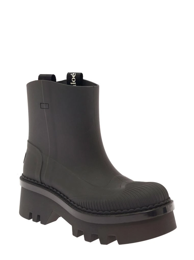 商品Chloé|Black raina Mid-calf Rain Boot In Organic Rubber Woman,价格¥3067,第2张图片详细描述