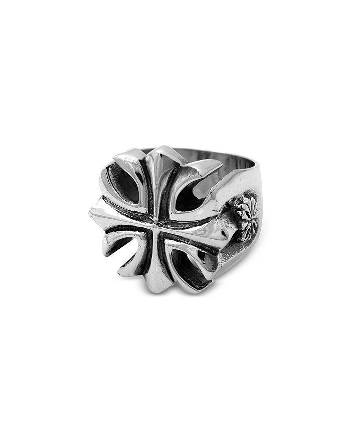 商品King Baby|Men's Sterling Silver Gothic Cross Ring,价格¥4521,第1张图片