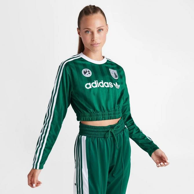 商品Adidas|Women's adidas Originals Long-Sleeve Crop T-Shirt,价格¥488,第3张图片详细描述