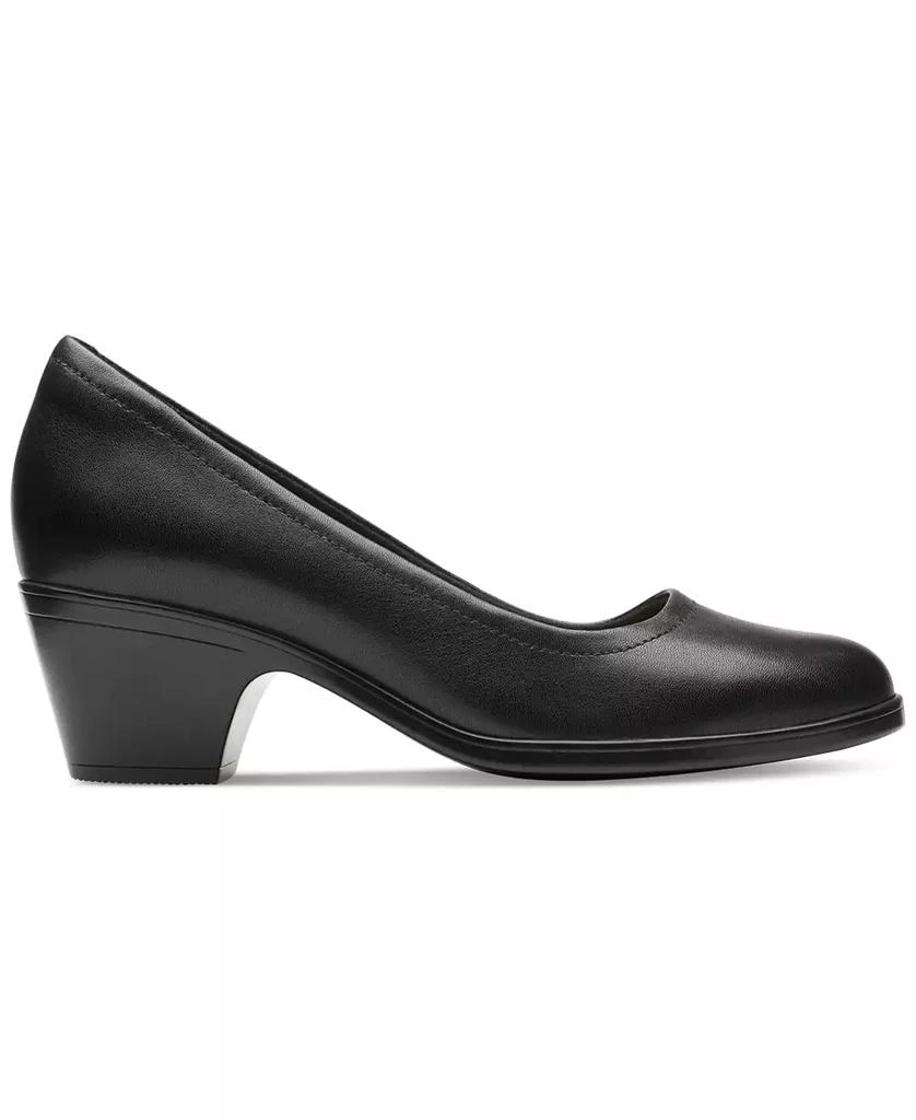 商品Clarks|Women's Emily Ruby Block-Heel Comfort Pumps,价格¥427,第2张图片详细描述