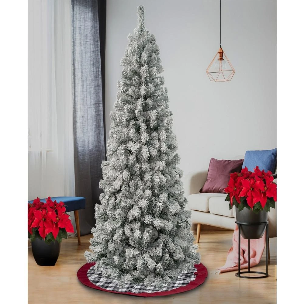商品National Tree Company|First Traditions 6' Acacia Flocked Tree,价格¥1682,第2张图片详细描述