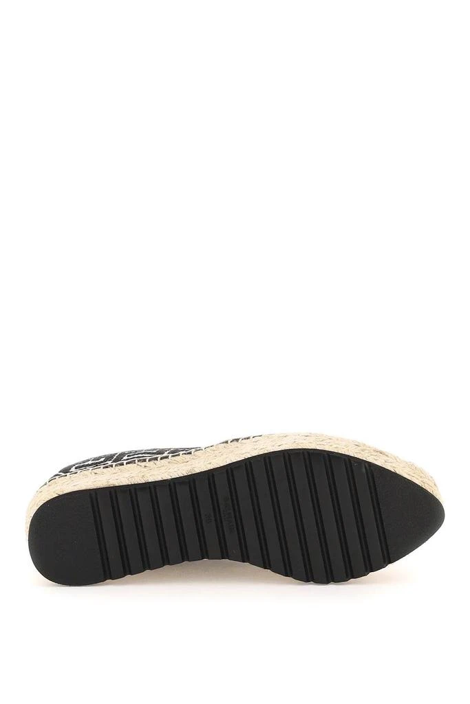 商品Balmain|MONOGRAM CANVAS PLATFORM ESPADRILLES,价格¥1974,第5张图片详细描述