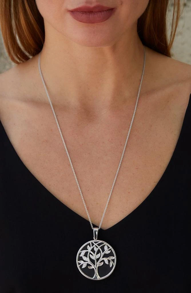商品Savvy Cie Jewels|Sterling Silver Tree of Life Pendant Necklace,价格¥1510,第2张图片详细描述