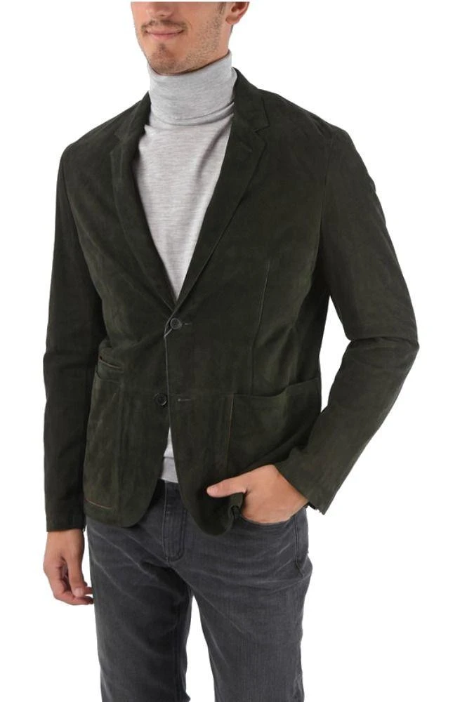 商品Zegna|Ermenegildo zegna men's green other materials blazer,价格¥21614,第2张图片详细描述