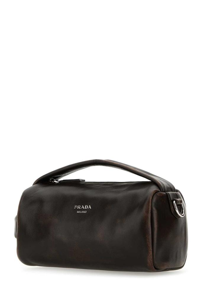 Prada Prada Logo-Detailed Zip-Up Shoulder Bag - Shoulder