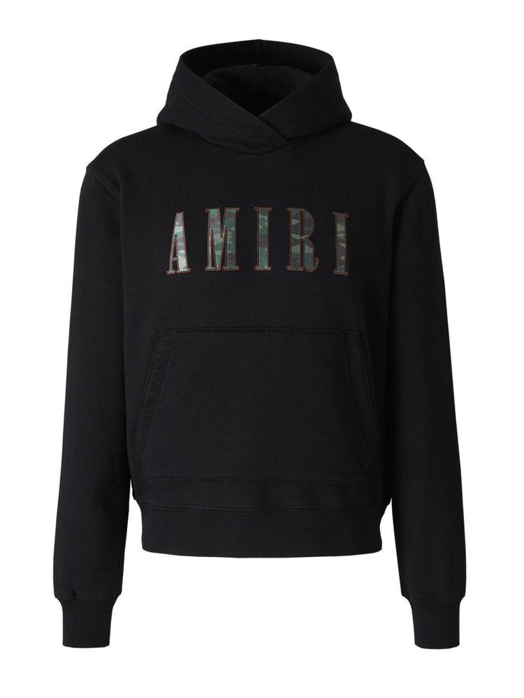 Amiri Camouflage Logo Printed Hoodie商品第1张图片规格展示