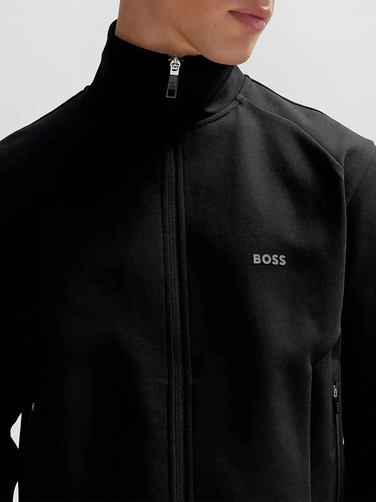 商品Hugo Boss|Zip-Up Sweatshirt with Logo Print,价格¥1681,第5张图片详细描述