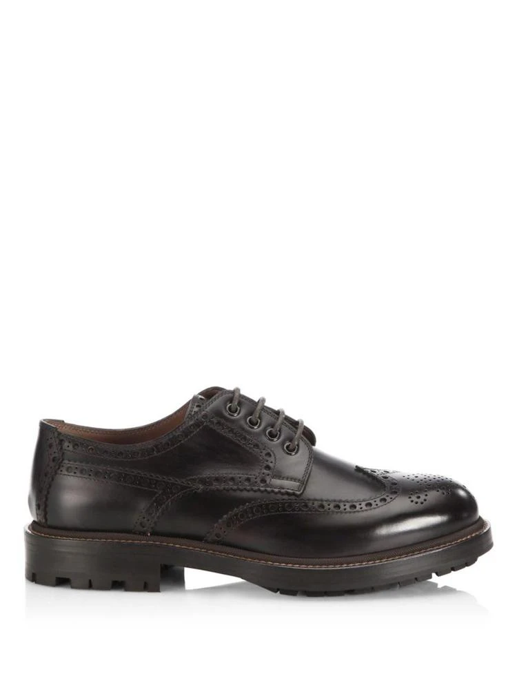 商品Brunello Cucinelli|Brunello Cucinelli - Lace-Up Wingtip Leather Oxfords,价格¥9707,第5张图片详细描述