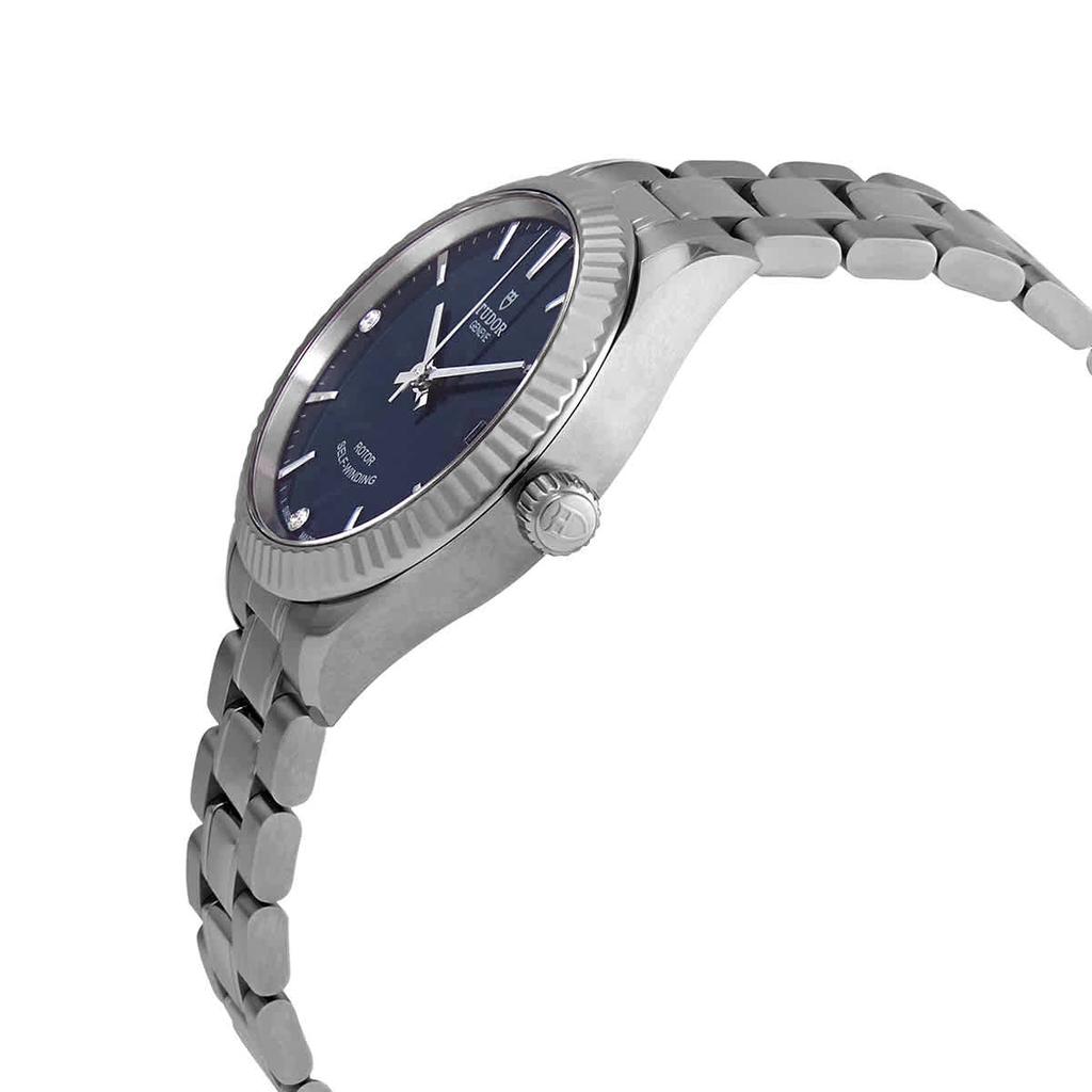 Tudor Automatic Blue with 3 Diamonds Dial Ladies Watch M12310-0017商品第2张图片规格展示