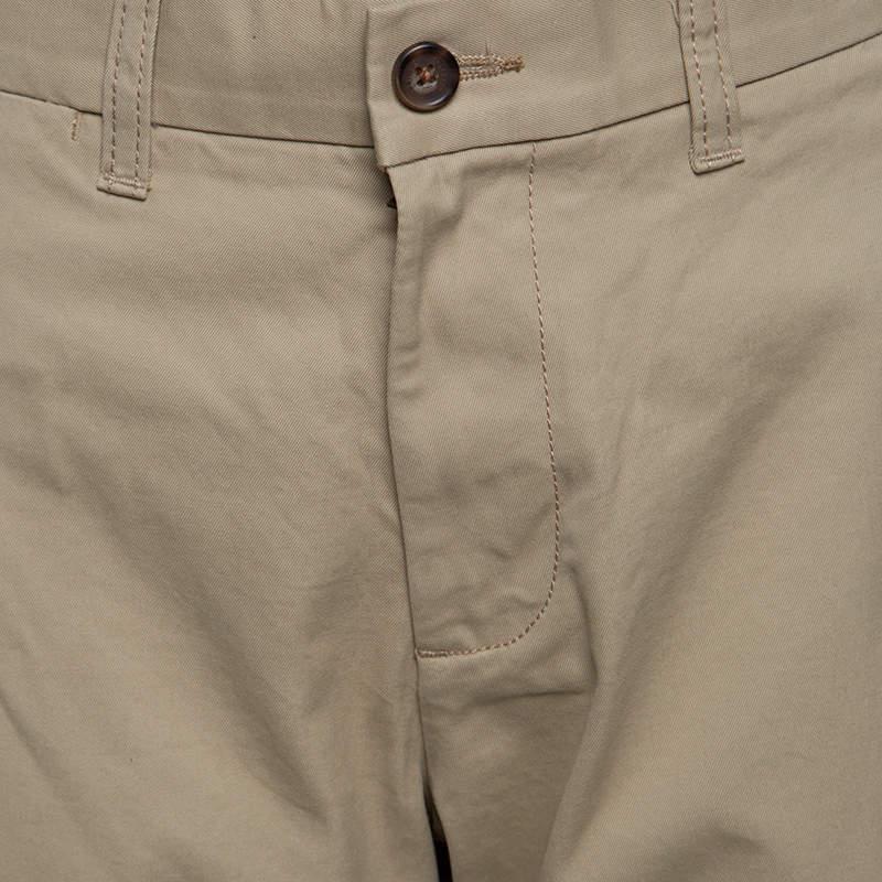 Tommy Hilfiger Beige Cotton Tailored Fit Chino Pants M商品第4张图片规格展示