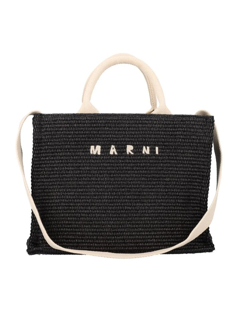 商品Marni|Marni Tropicalia Logo Embroidered Small Tote Bag,价格¥3542,第1张图片