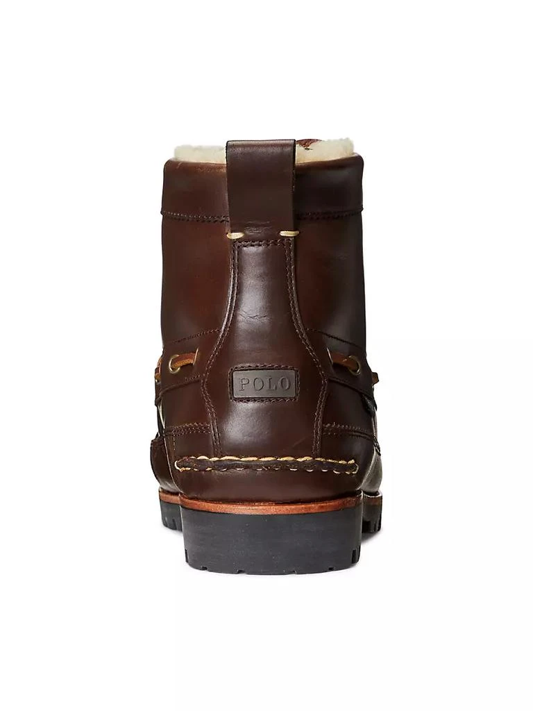 商品Ralph Lauren|Ranger Leather Lace-Up Boots,价格¥1034,第3张图片详细描述