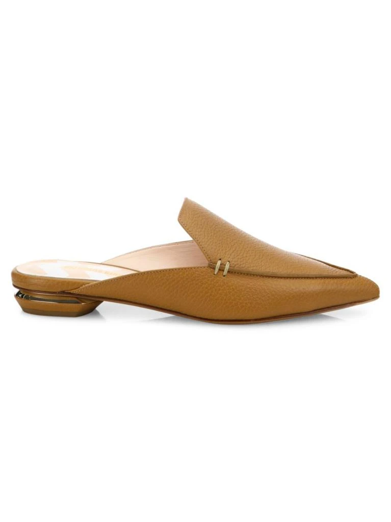 商品Nicholas Kirkwood|Beya Leather Flat Mules,价格¥1484,第1张图片