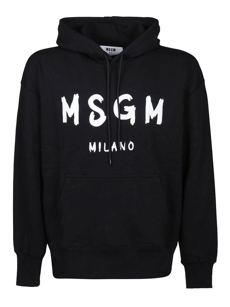 商品MSGM|MSGM Logo Printed Drawstring Hoodie,价格¥1385,第1张图片