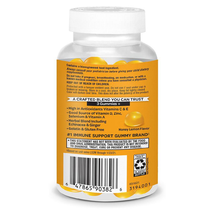 Vitamin C D E, Zinc and Immune Support Supplement Gummies Honey Lemon商品第2张图片规格展示