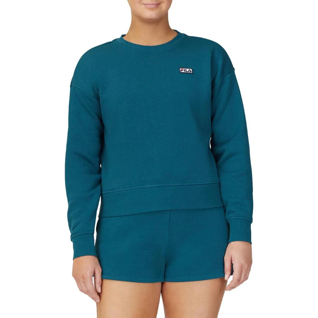 商品Fila|Fila Stina Women's Fleece Lined Crewneck Athletic Pullover Sweatshirt,价格¥55,第2张图片详细描述