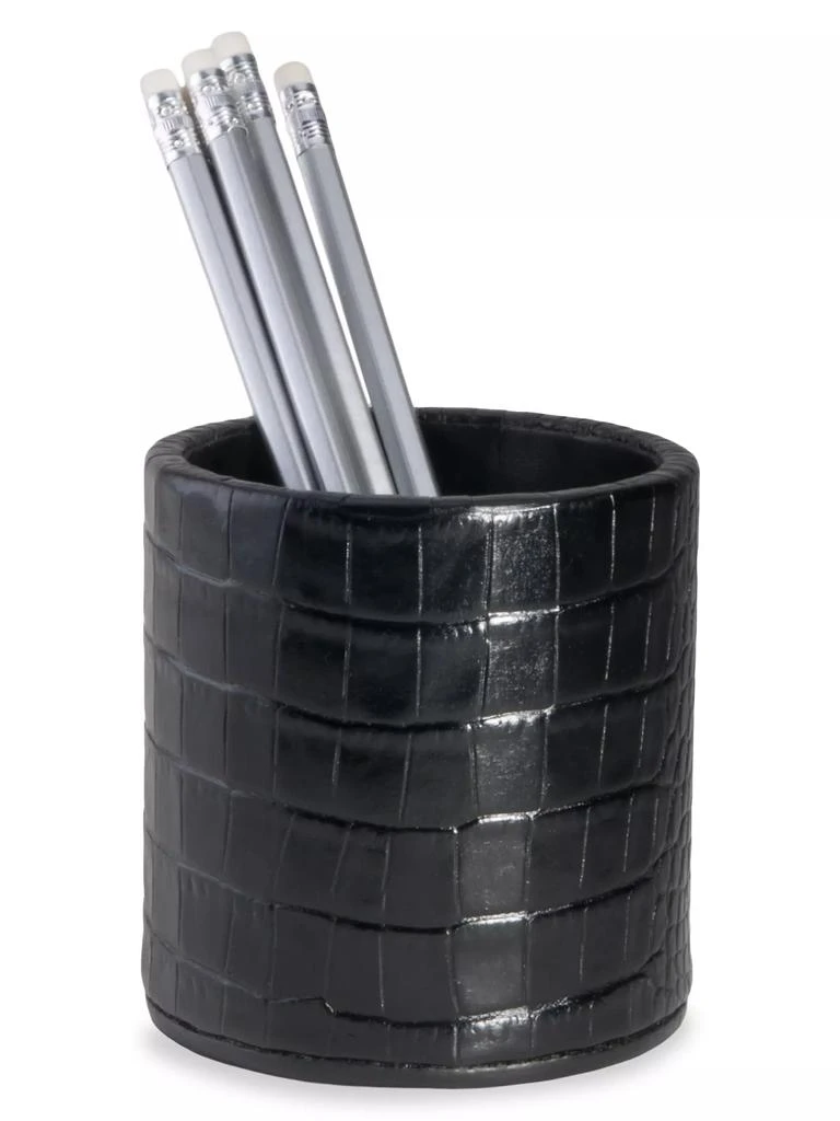 商品Graphic Image|Croc-Embossed Pencil Cup,价格¥508,第1张图片