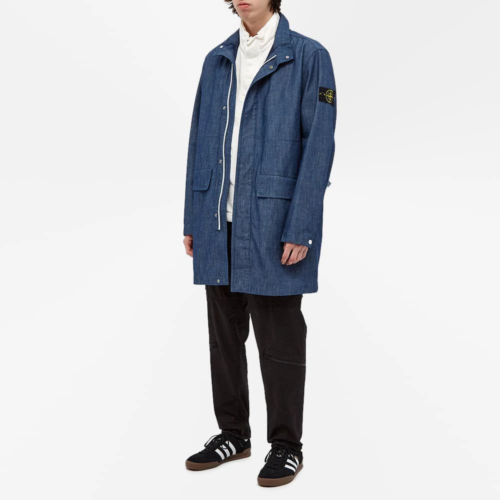 Stone Island Chambray Trench Coat 商品