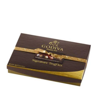 商品Godiva|24 Piece Signature Truffles 礼盒装,价格¥299,第1张图片详细描述