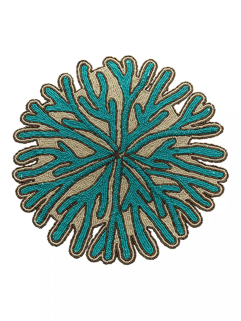 商品Nomi K|Coral Hand Beaded Placemat,价格¥597,第1张图片