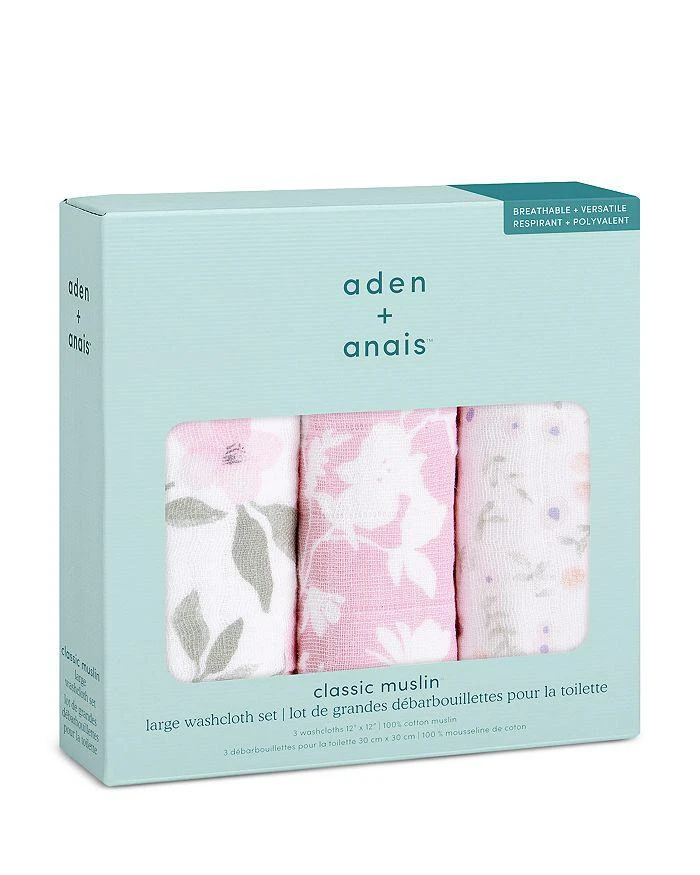 商品aden + anais|Classic Washcloths, 3 Pack,价格¥181,第2张图片详细描述