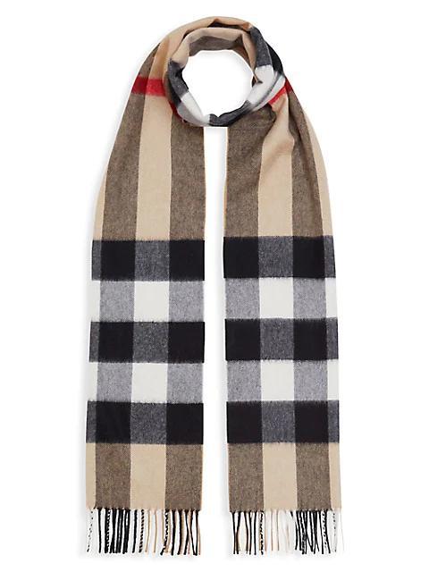 商品Burberry|Check Cashmere Scarf,价格¥4287,第3张图片详细描述