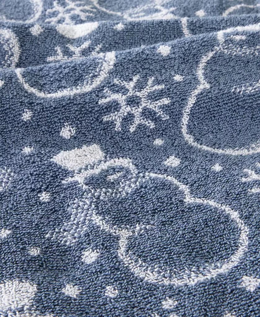 商品SKL Home|Top Hat Snowman Jacquard Cotton Bath Towel, 25" x 50",价格¥167,第3张图片详细描述
