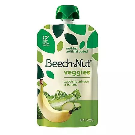 Beech-Nut Veggies and Fruities Stage 2 Baby Food, Variety Pack 3.5 oz. pouch, 18 ct. 商品