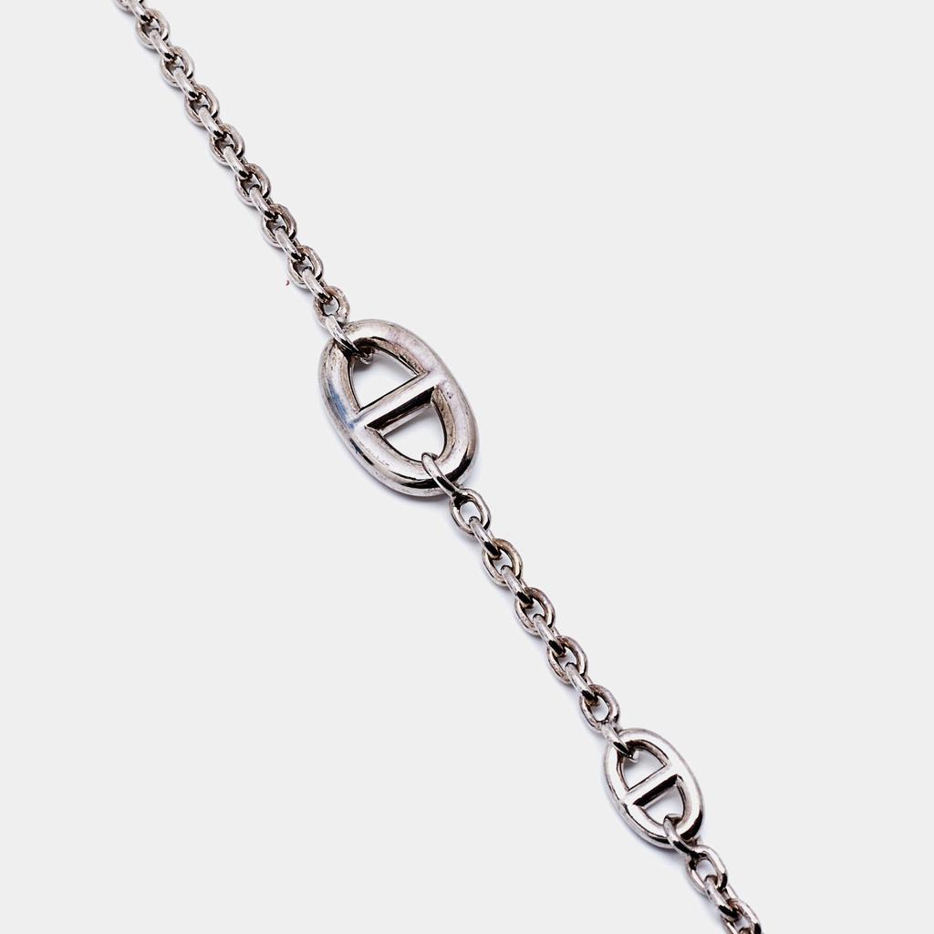 Hermès Sterling Silver Farandole Long Toggle Necklace商品第3张图片规格展示
