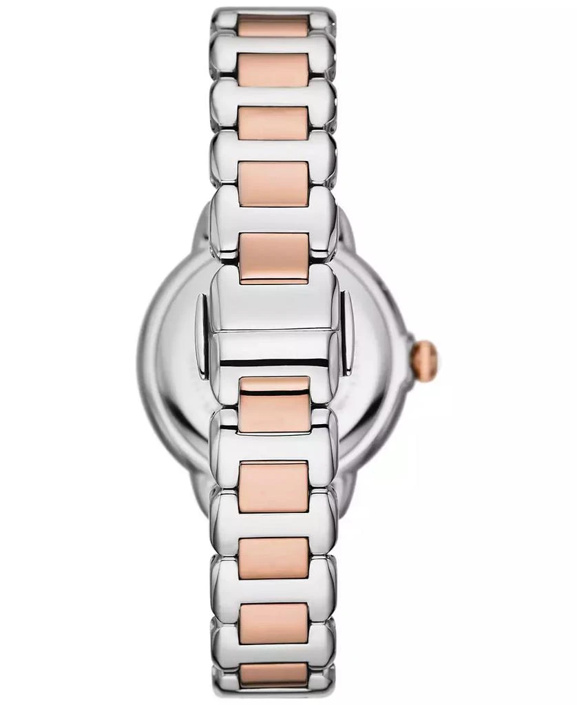 商品Emporio Armani|Women's Two-Tone Stainless Steel Bracelet Watch 32mm,价格¥2432,第4张图片详细描述