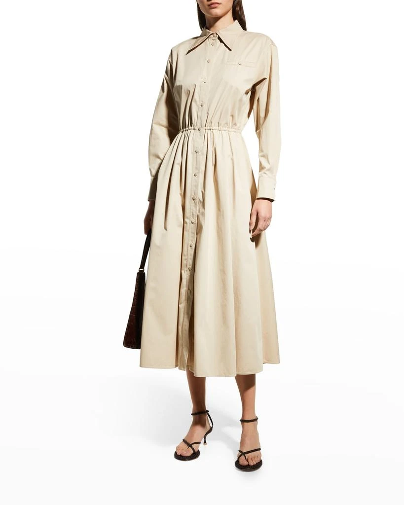 商品Tory Burch|Eleanor Poplin A-Line Shirtdress,价格¥1487,第1张图片